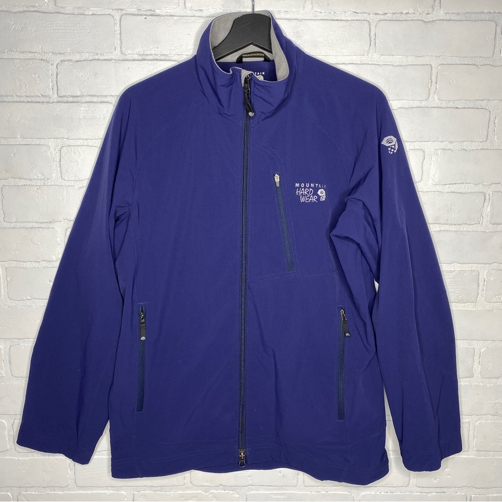Mountain Hard Wear Jacket Mens Medium MD Dark Blue Full Zip Long Sleeve Outdoor